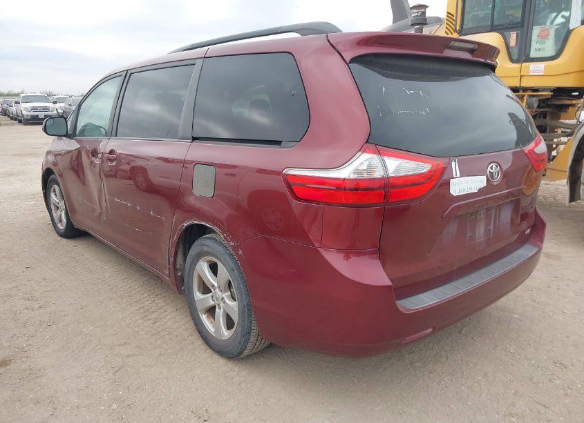 Photo 3 of 2015 Toyota Sienna LE 8 PASSENGER (VIN 5TDKK3DC6FS575881)