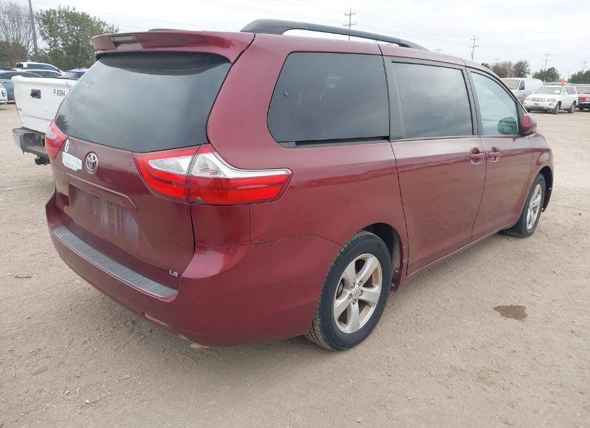 Photo 4 of 2015 Toyota Sienna LE 8 PASSENGER (VIN 5TDKK3DC6FS575881)