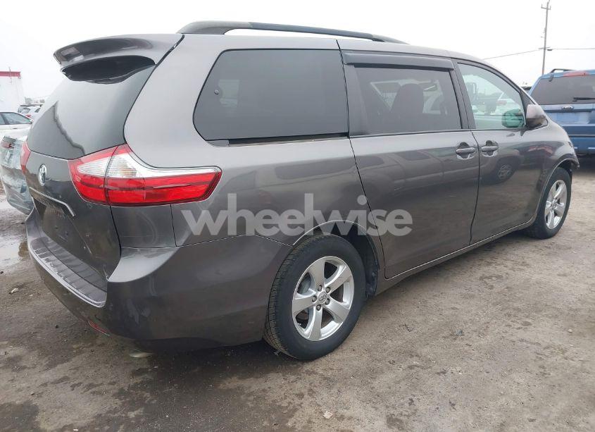 Photo 4 of 2015 Toyota Sienna LE 8 PASSENGER (VIN 5TDKK3DC6FS587755)
