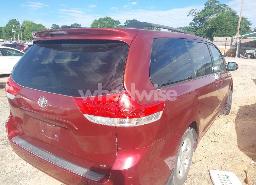 Photo 4 of 2012 Toyota Sienna LE V6 8 PASSENGER (VIN 5TDKK3DC7CS209567)
