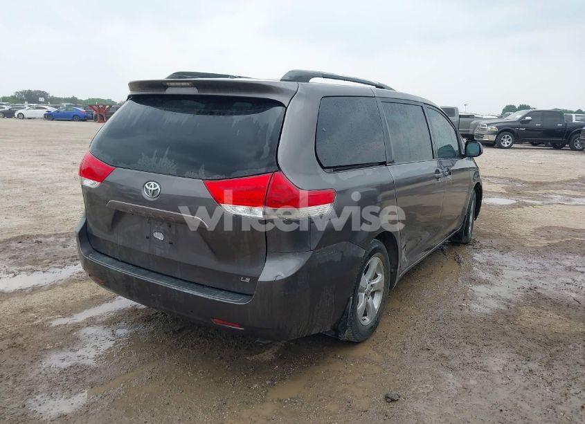 Photo 4 of 2012 Toyota Sienna LE V6 8 PASSENGER (VIN 5TDKK3DC8CS180967)