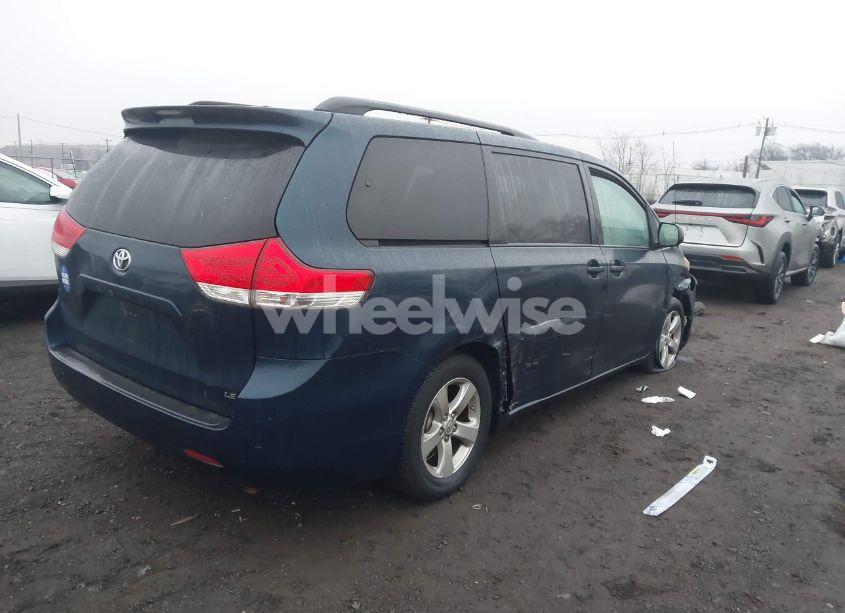 Photo 4 of 2012 Toyota Sienna LE V6 8 PASSENGER (VIN 5TDKK3DC8CS273052)