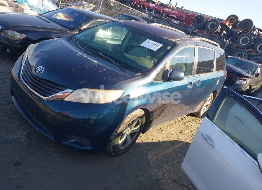 Photo 2 of 2011 Toyota Sienna LE V6 (VIN 5TDKK3DCXBS150481)