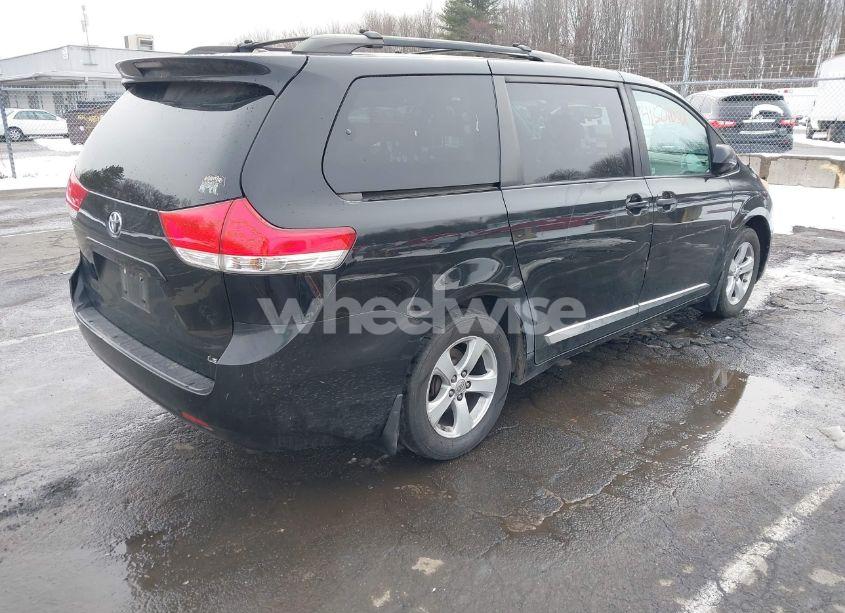 Photo 4 of 2012 Toyota Sienna LE V6 8 PASSENGER (VIN 5TDKK3DCXCS210695)