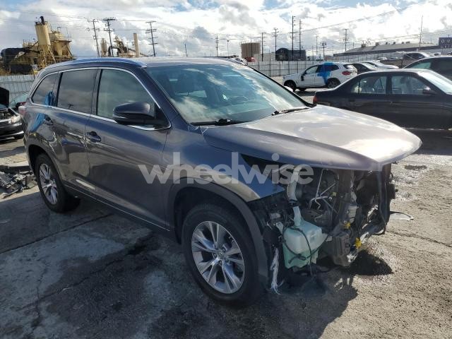 Photo 14 of 2015 TOYOTA HIGHLANDER XLE (VIN 5TDKKRFH6FS043736)