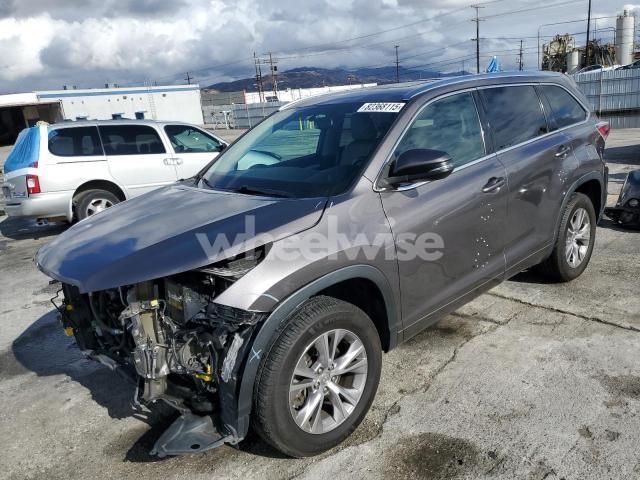 Photo 6 of 2015 TOYOTA HIGHLANDER XLE (VIN 5TDKKRFH6FS043736)