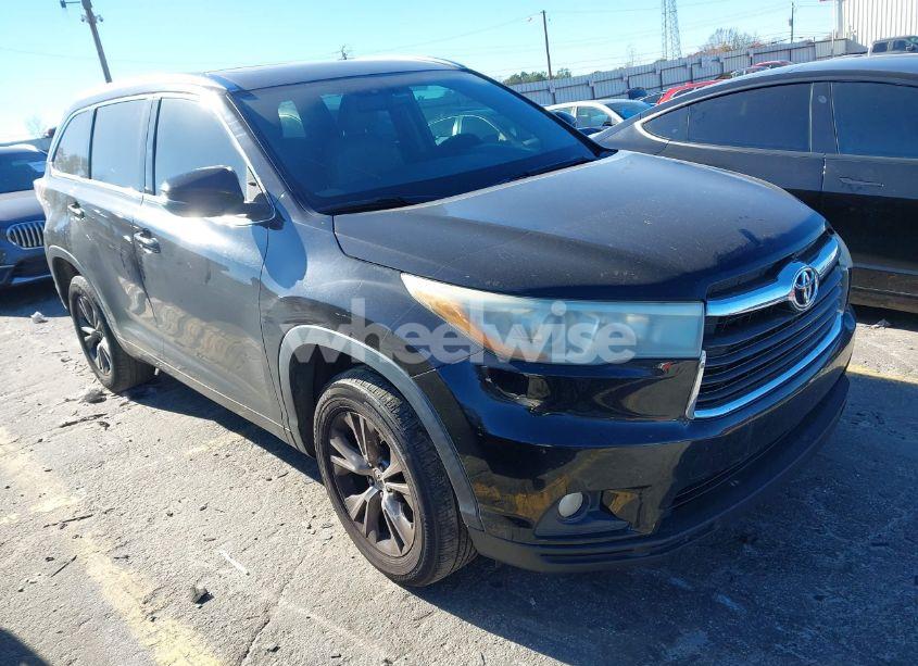 2015 Toyota Highlander XLE V6 (VIN 5TDKKRFH7FS104012) main photo
