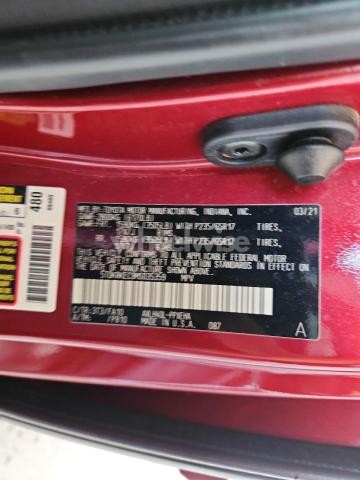 Photo 2 of 2021 TOYOTA SIENNA LE (VIN 5TDKRKEC9MS035359)