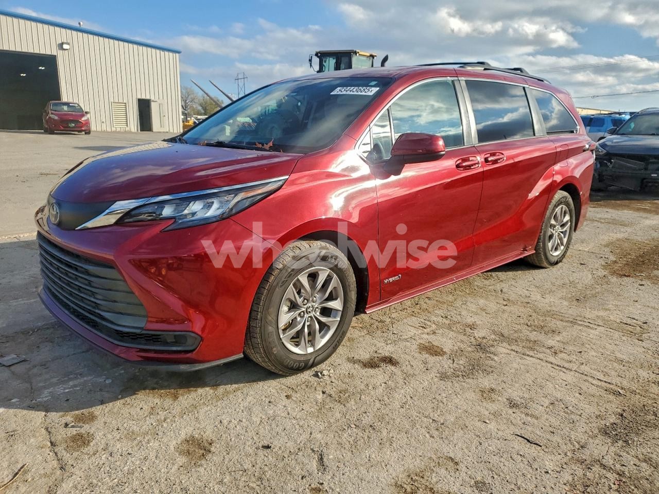 2021 TOYOTA SIENNA LE (VIN 5TDKRKEC9MS049424) main photo