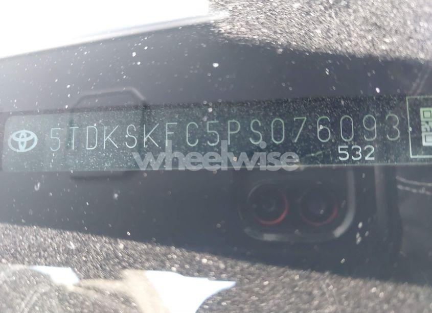 Photo 9 of 2023 Toyota Sienna LE (VIN 5TDKSKFC5PS076093)