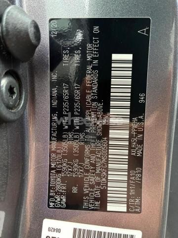 Photo 3 of 2021 TOYOTA SIENNA LE (VIN 5TDKSKFC7MS005604)