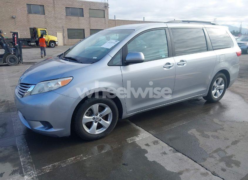 Photo 2 of 2017 Toyota Sienna LE 8 PASSENGER (VIN 5TDKZ3DC9HS787754)