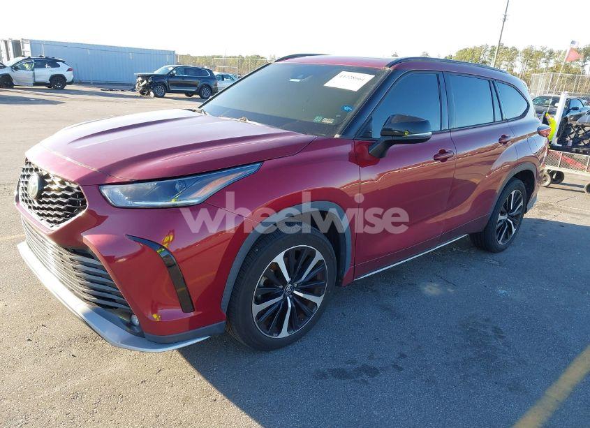 Photo 2 of 2021 Toyota Highlander XSE (VIN 5TDLZRAH3MS031970)