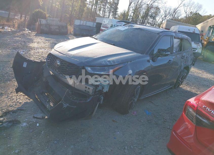 Photo 2 of 2021 Toyota Highlander XSE (VIN 5TDLZRAH4MS061236)