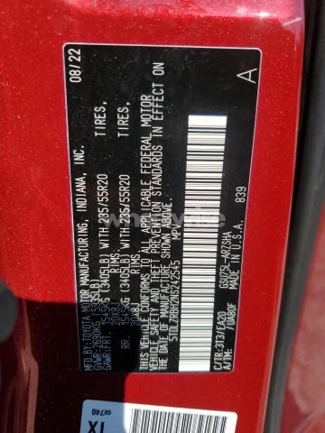 Photo 6 of 2022 TOYOTA HIGHLANDER XSE (VIN 5TDLZRBH2NS242545)