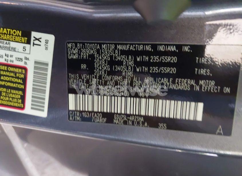 Photo 9 of 2021 Toyota Highlander XSE (VIN 5TDLZRBH6MS082409)