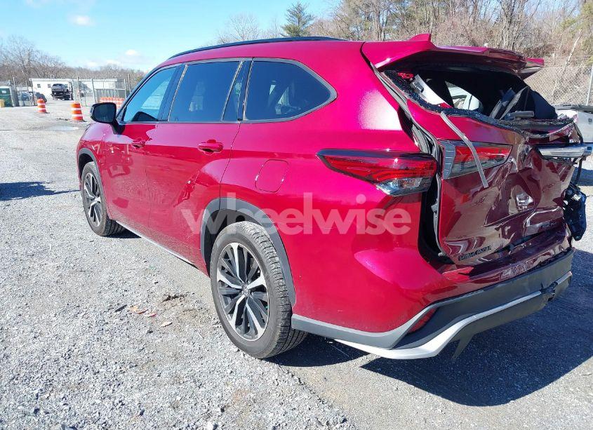 Photo 3 of 2021 Toyota Highlander XSE (VIN 5TDLZRBH8MS100585)