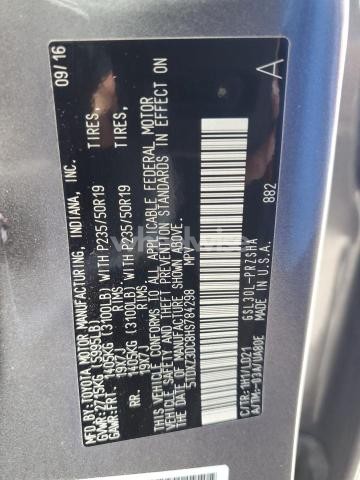 Photo 4 of 2017 TOYOTA SIENNA SE (VIN 5TDXZ3DC8HS784298)