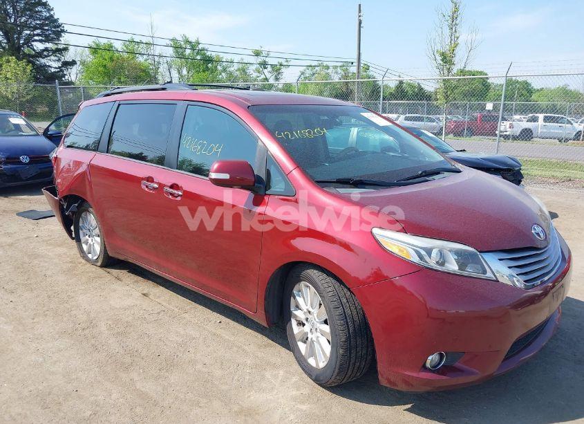 2015 Toyota Sienna LIMITED PREMIUM 7 PASSENGER (VIN 5TDYK3DC6FS593937) main photo
