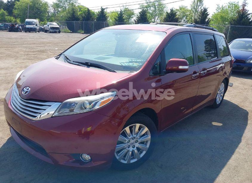 Photo 2 of 2015 Toyota Sienna LIMITED PREMIUM 7 PASSENGER (VIN 5TDYK3DC6FS593937)