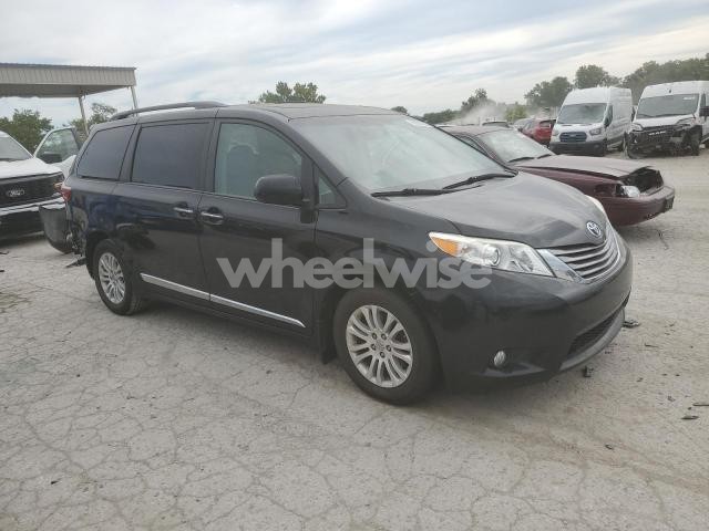 Photo 2 of 2015 TOYOTA SIENNA XLE (VIN 5TDYK3DCXFS676058)