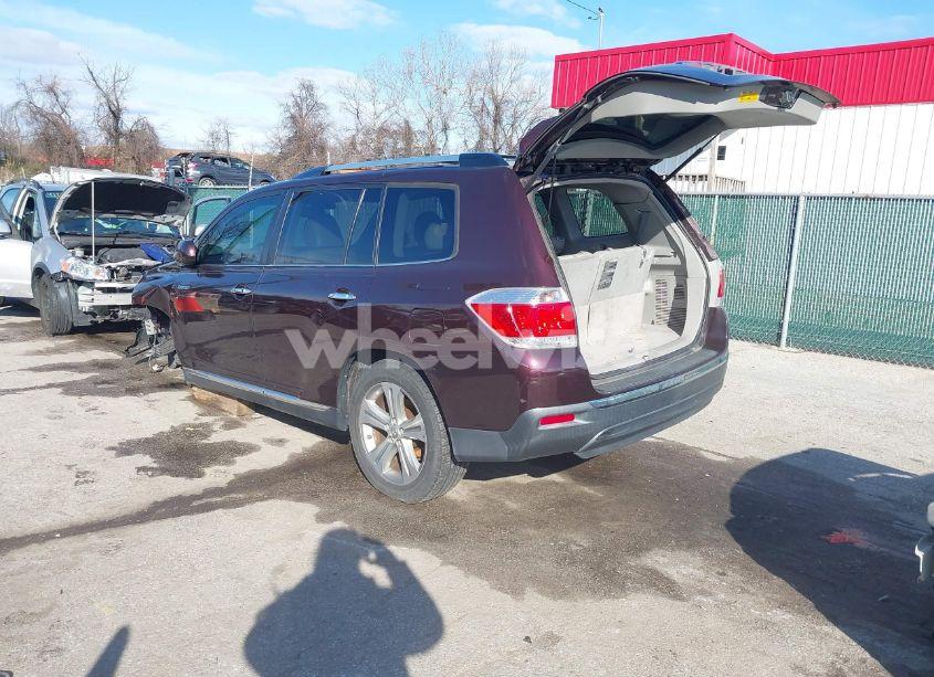 Photo 3 of 2012 Toyota Highlander LIMITED V6 (VIN 5TDYK3EH1CS071058)