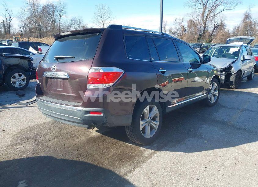 Photo 4 of 2012 Toyota Highlander LIMITED V6 (VIN 5TDYK3EH1CS071058)