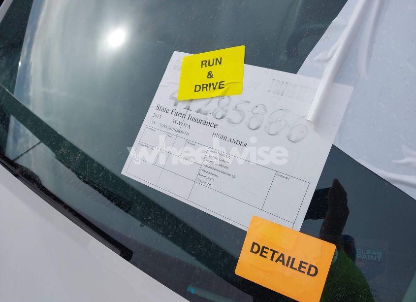 Photo 17 of 2013 Toyota Highlander LIMITED V6 (VIN 5TDYK3EH1DS093143)