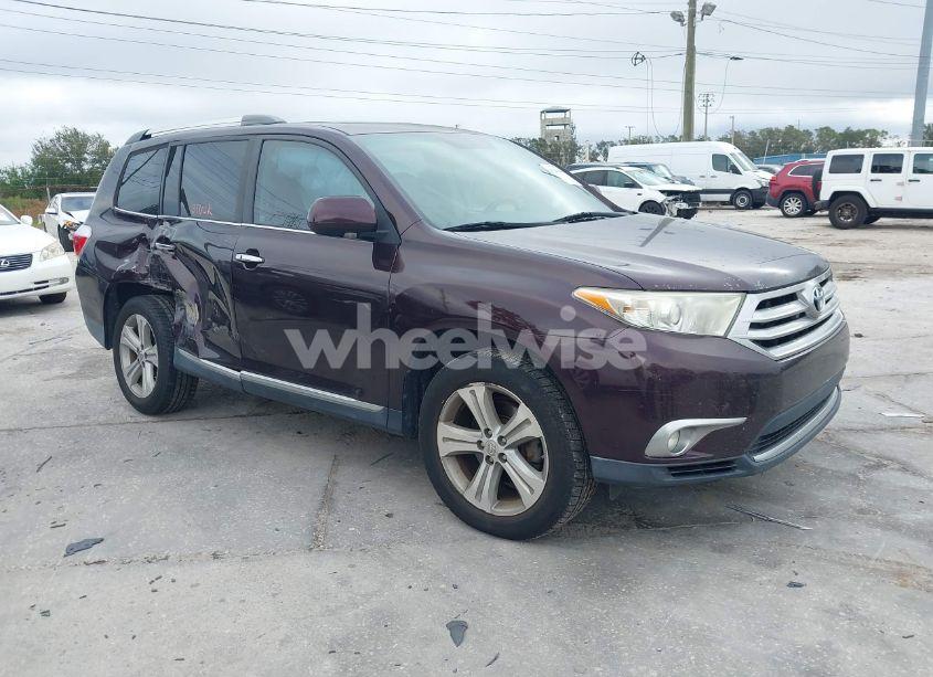 2012 Toyota Highlander LIMITED V6 (VIN 5TDYK3EH5CS057101) main photo