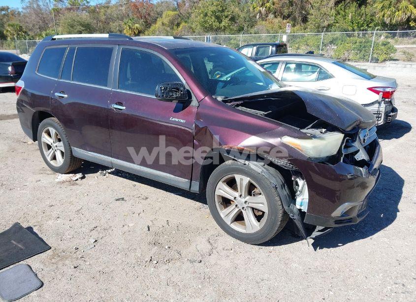 2013 Toyota Highlander LIMITED V6 (VIN 5TDYK3EH5DS105925) main photo