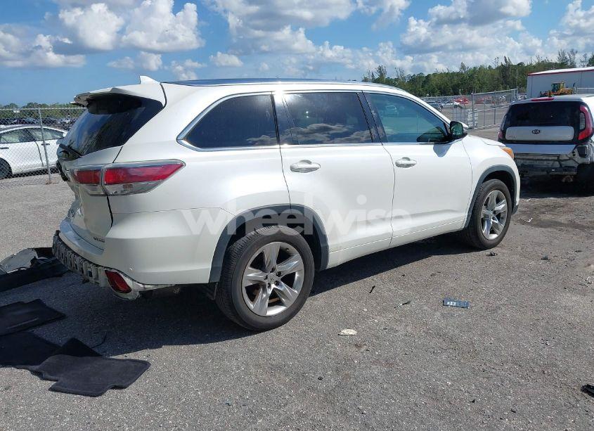 Photo 4 of 2015 Toyota Highlander LIMITED V6 (VIN 5TDYKRFH0FS099262)