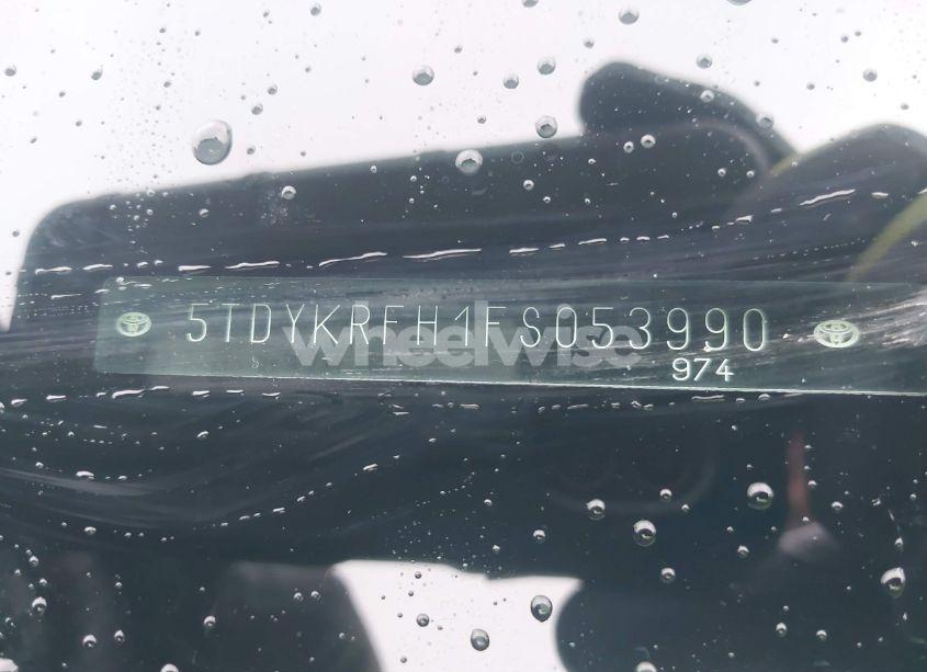 Photo 9 of 2015 Toyota Highlander LIMITED V6 (VIN 5TDYKRFH1FS053990)