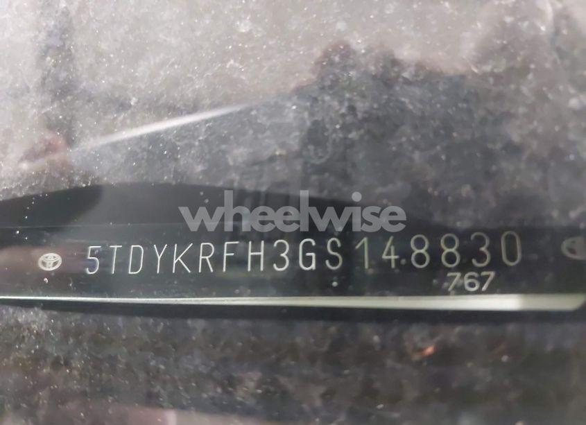 Photo 9 of 2016 Toyota Highlander LIMITED PLATINUM V6 (VIN 5TDYKRFH3GS148830)