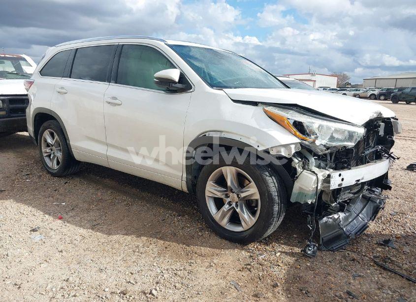 2015 Toyota Highlander LIMITED PLATINUM V6 (VIN 5TDYKRFH5FS067438) main photo