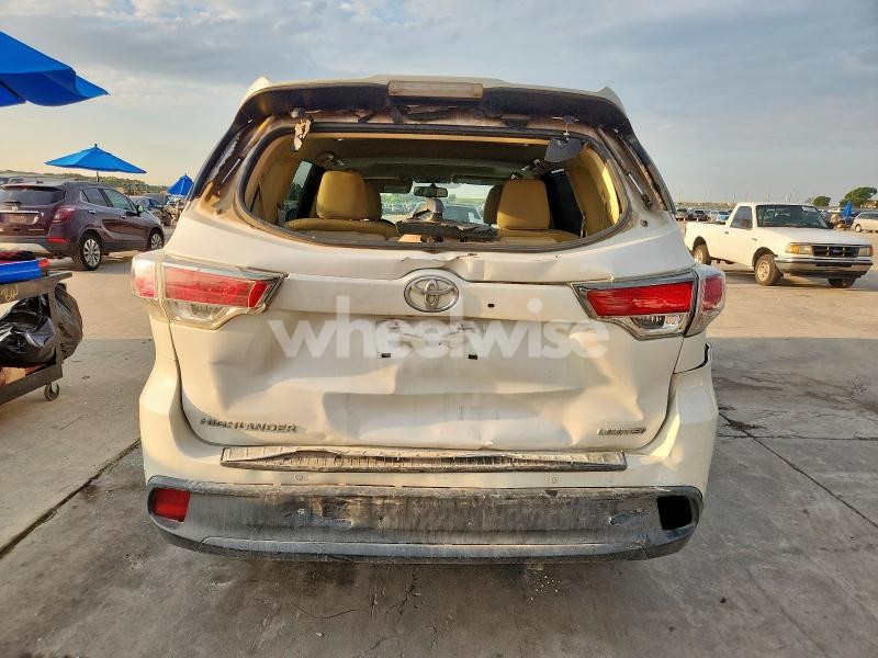 2015 TOYOTA HIGHLANDER LIMITED (VIN 5TDYKRFH5FS075216) main photo