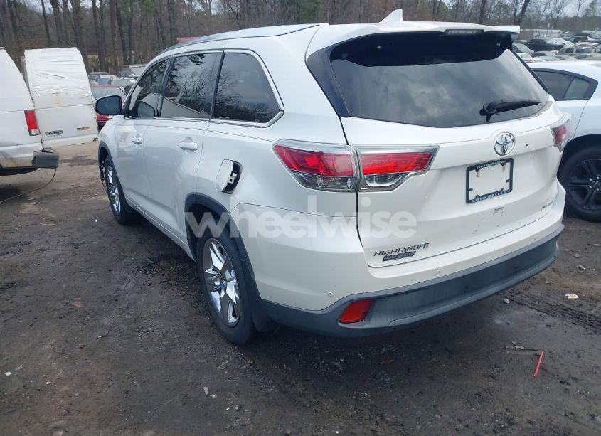 Photo 3 of 2016 Toyota Highlander LIMITED V6 (VIN 5TDYKRFH6GS129026)