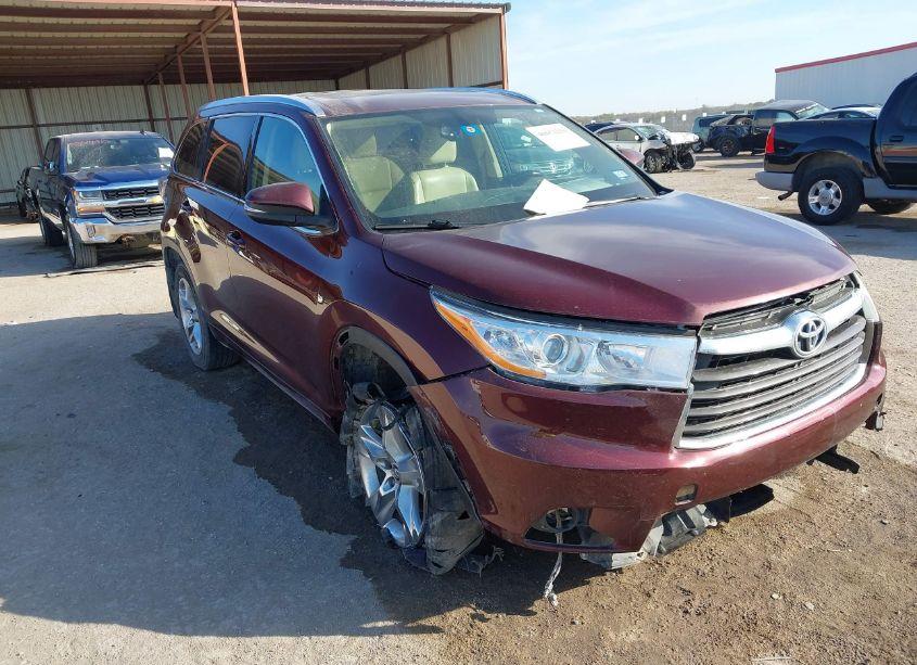 2016 Toyota Highlander LIMITED V6 (VIN 5TDYKRFH7GS184942) main photo