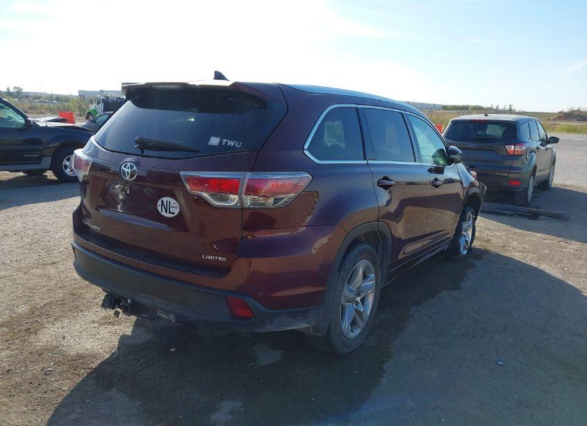 Photo 4 of 2016 Toyota Highlander LIMITED V6 (VIN 5TDYKRFH7GS184942)