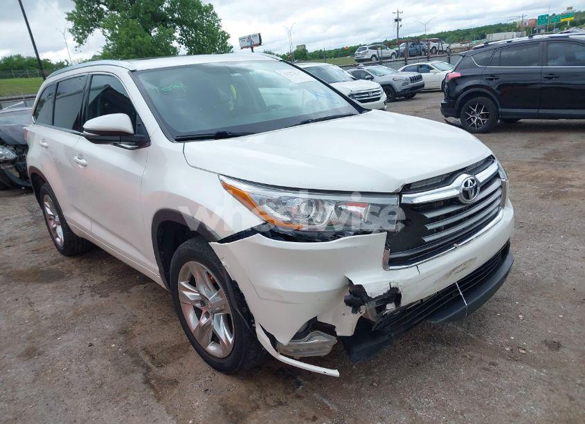 2015 Toyota Highlander LIMITED PLATINUM V6/LIMITED V6 (VIN 5TDYKRFH8FS056465) main photo