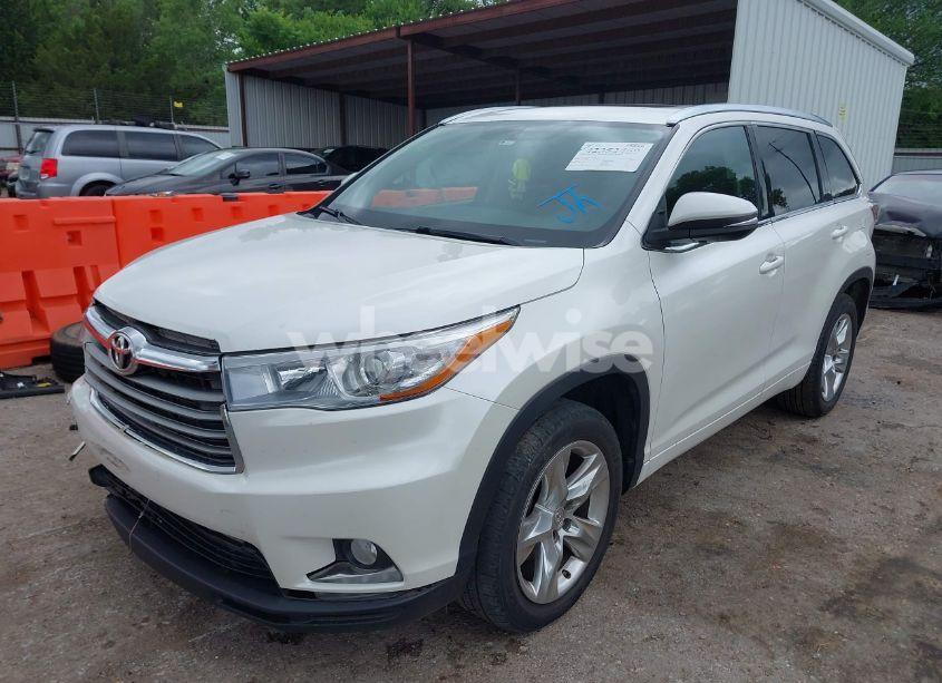 Photo 2 of 2015 Toyota Highlander LIMITED PLATINUM V6/LIMITED V6 (VIN 5TDYKRFH8FS056465)
