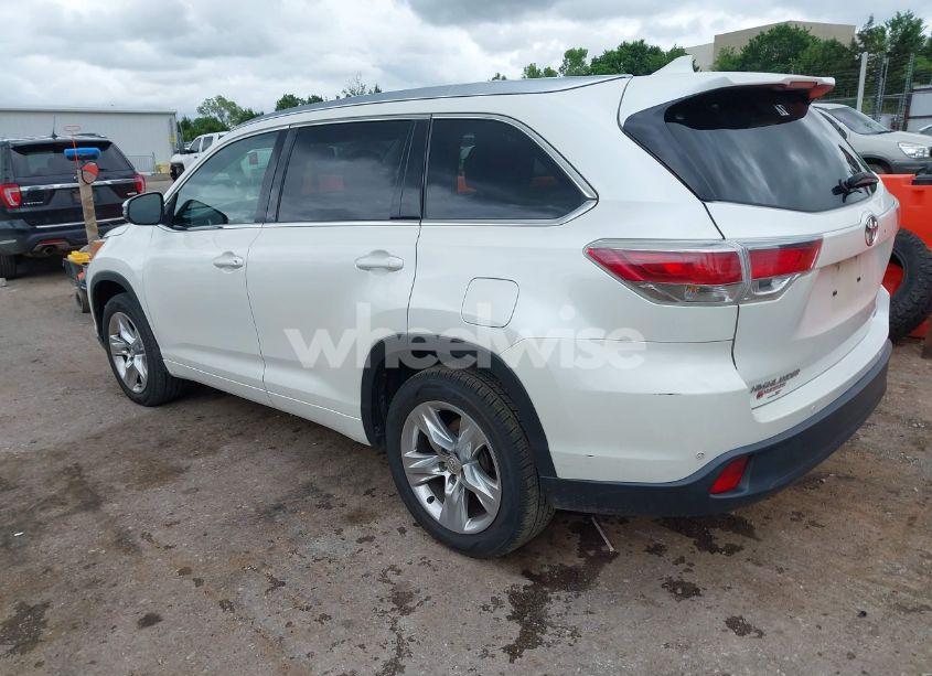 Photo 3 of 2015 Toyota Highlander LIMITED PLATINUM V6/LIMITED V6 (VIN 5TDYKRFH8FS056465)