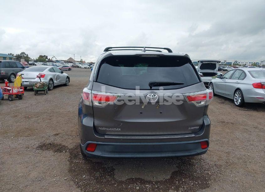 Photo 16 of 2016 Toyota Highlander LIMITED PLATINUM V6 (VIN 5TDYKRFH9GS171559)