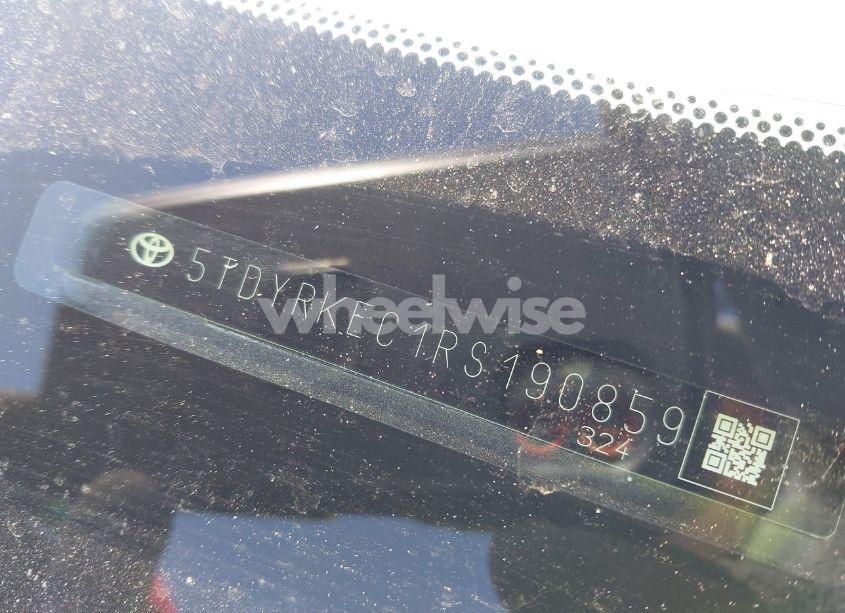 Photo 9 of 2024 Toyota Sienna XLE (VIN 5TDYRKEC1RS190859)