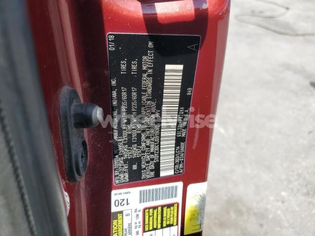 Photo 6 of 2018 TOYOTA SIENNA XLE (VIN 5TDYZ3DC1JS919082)