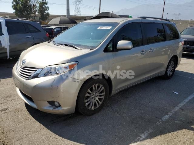 Photo 6 of 2017 TOYOTA SIENNA XLE (VIN 5TDYZ3DC6HS868902)