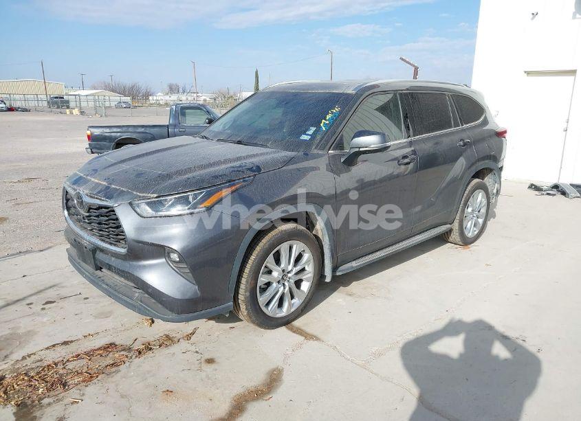 Photo 2 of 2021 Toyota Highlander LIMITED (VIN 5TDYZRAH9MS515583)