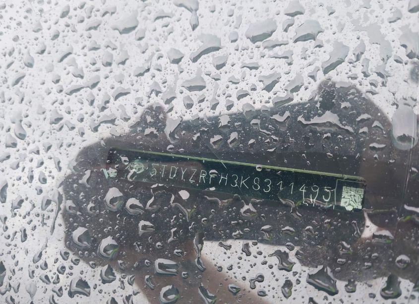 Photo 9 of 2019 Toyota Highlander LIMITED PLATINUM (VIN 5TDYZRFH3KS311495)