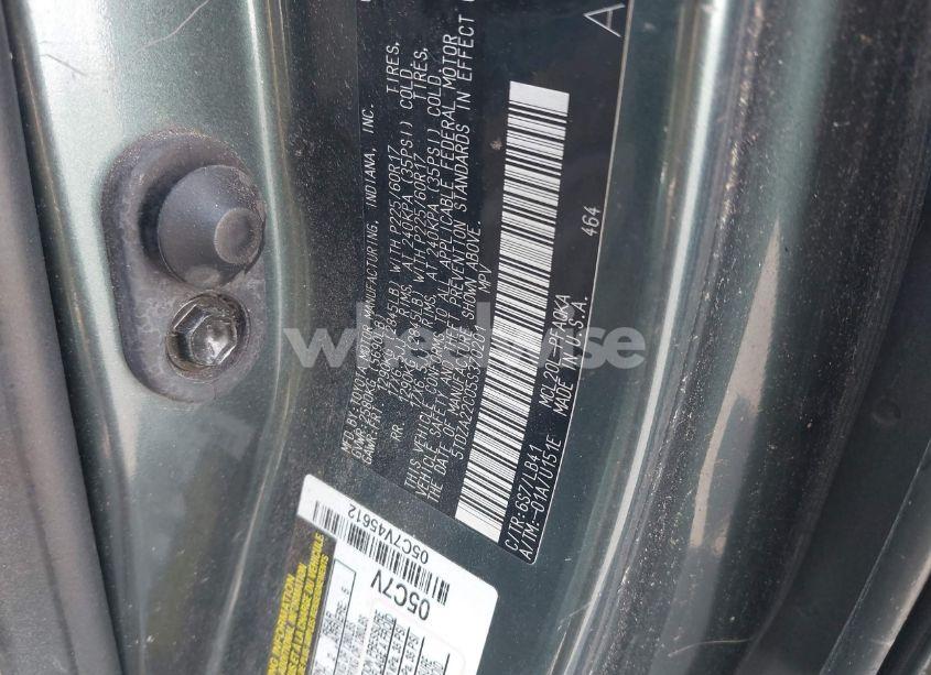 Photo 9 of 2005 Toyota Sienna XLE LIMITED (VIN 5TDZA22C05S370201)