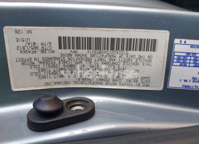 Photo 9 of 2004 Toyota Sienna XLE LIMITED (VIN 5TDZA22C54S059314)