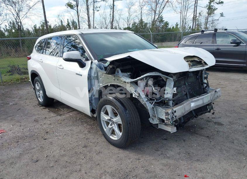 2021 Toyota Highlander HYBRID LE (VIN 5TDZARAH6MS504147) main photo